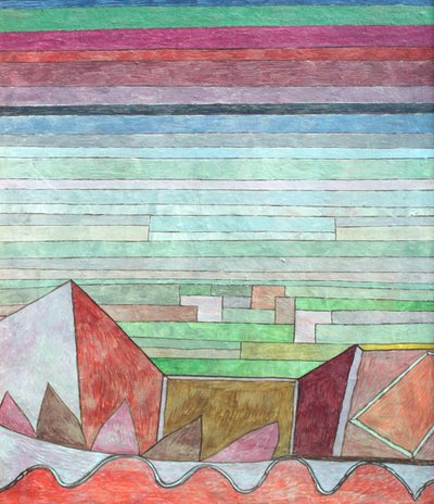 Vue sur le pays des fruits - Paul Klee